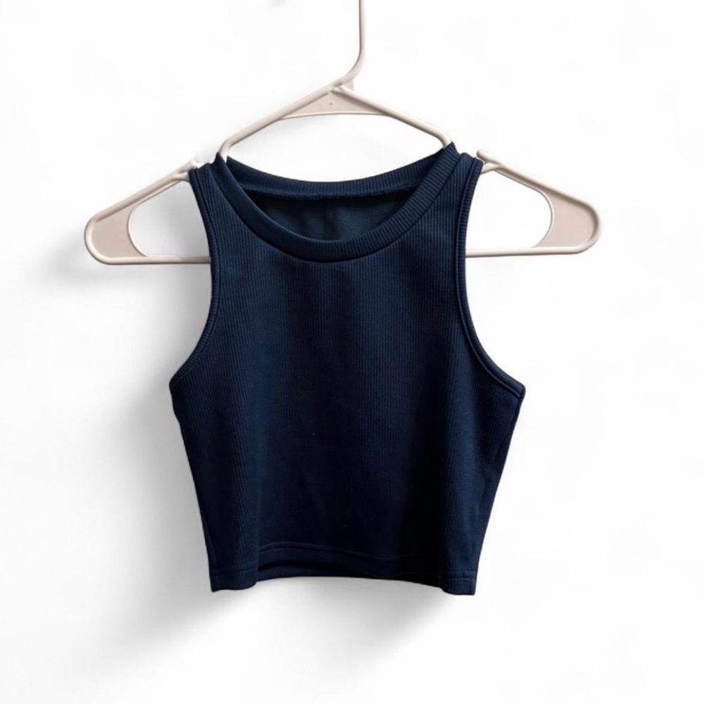 Dark Blue Crop Top
Small